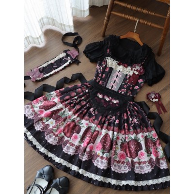 Whispering Isle Rotten Berry Blouse JSK and OP(Reservation/2 Colours/Full Payment Without Shipping)